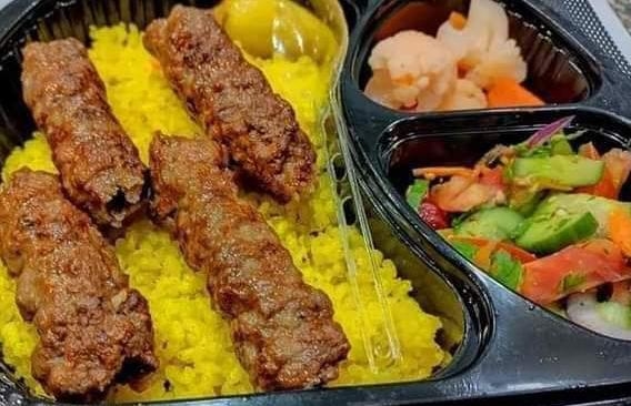 ربع كفتة + رز بسمتي